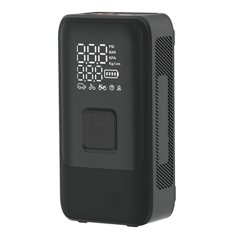SH03 Portable Smart Air Pump Dual-Cylinder Tire Inflator with Power Bank Function SH03 Portable Smart Air Pump Dual-Cylinder Tire Inflator with Power Bank Function
